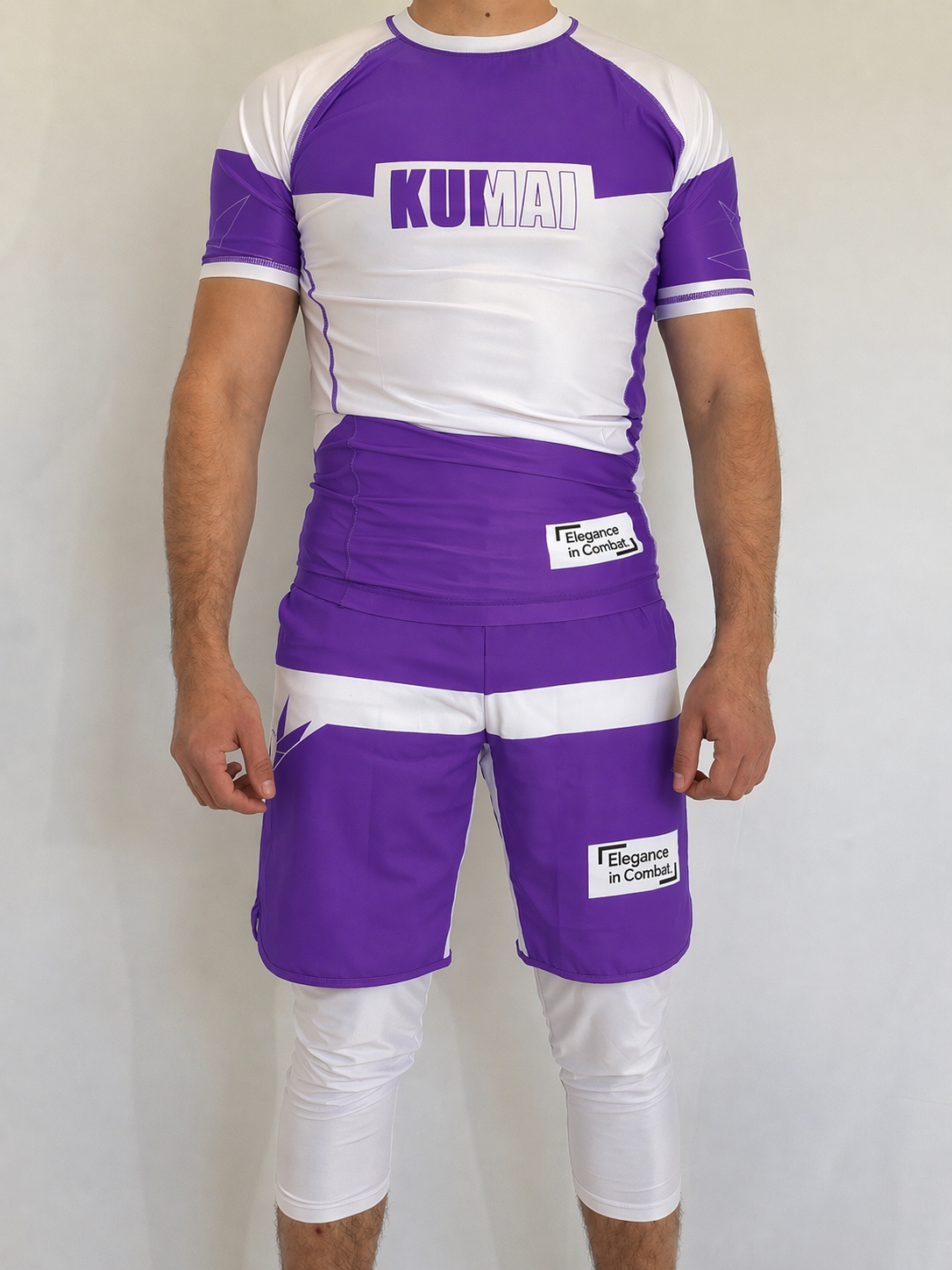 Ensemble KUMAI Collant Long – Édition Spéciale "Purple Belt" (Compétition)