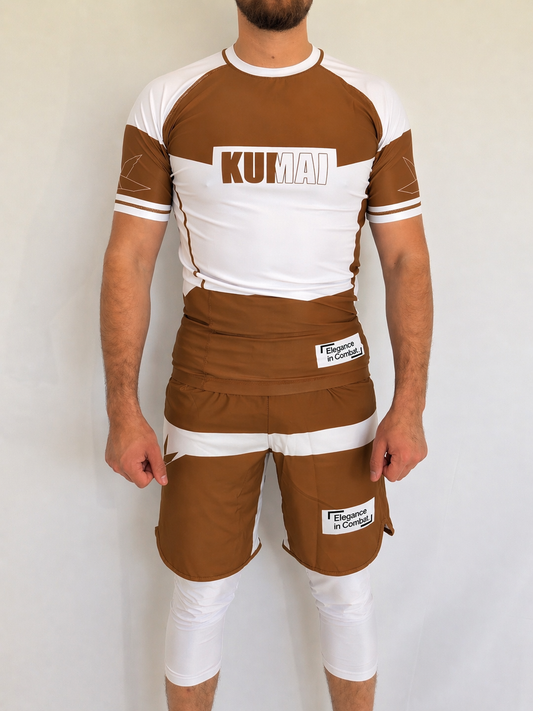 Ensemble KUMAI Collant Long – Édition Spéciale "Brown Belt" (Compétition)