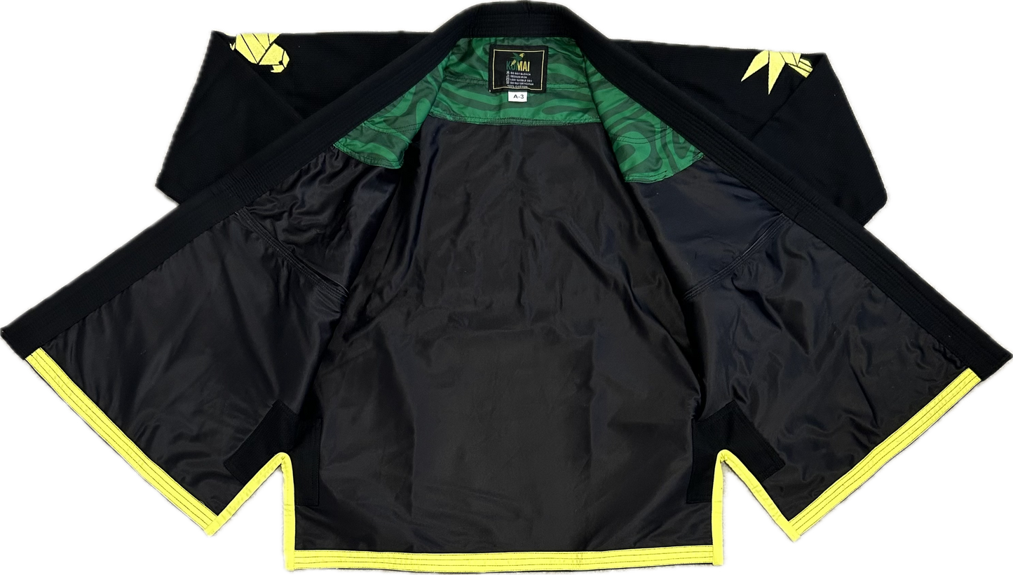 Kimono de JJB KUMAI Noir & Vert