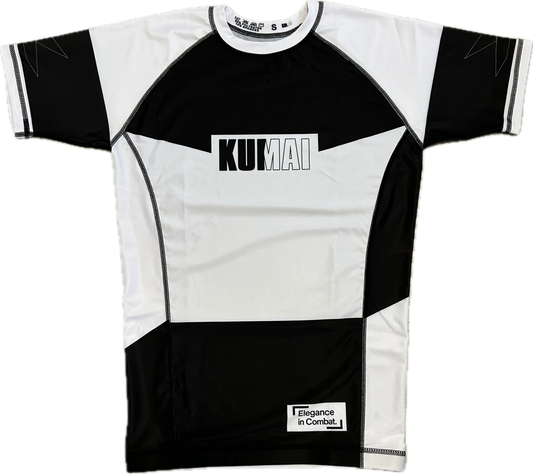 Rashguard KUMAI – Edition "Compétition Noir & Blanc"