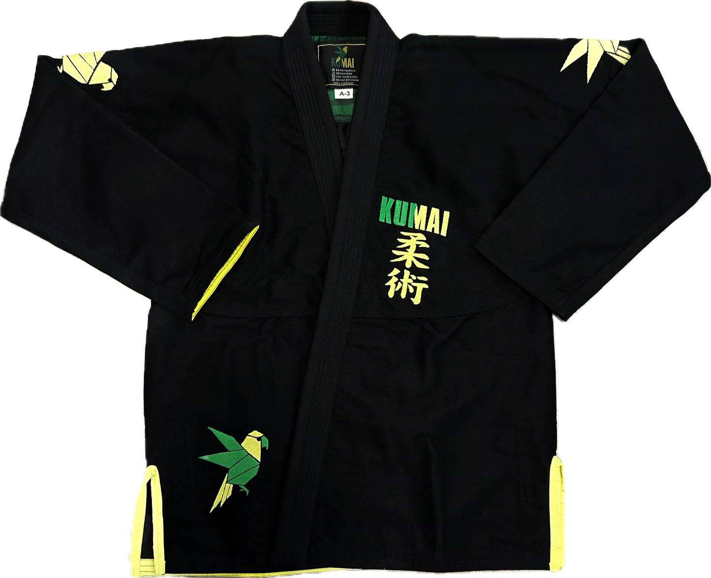 Kimono de JJB KUMAI Noir & Vert