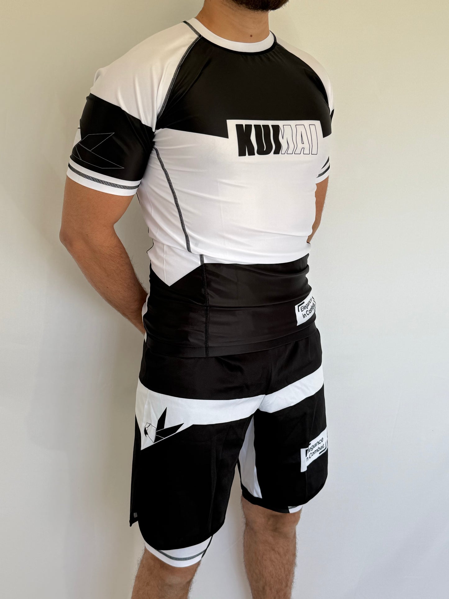 Rashguard KUMAI – Edition "Compétition Noir & Blanc"