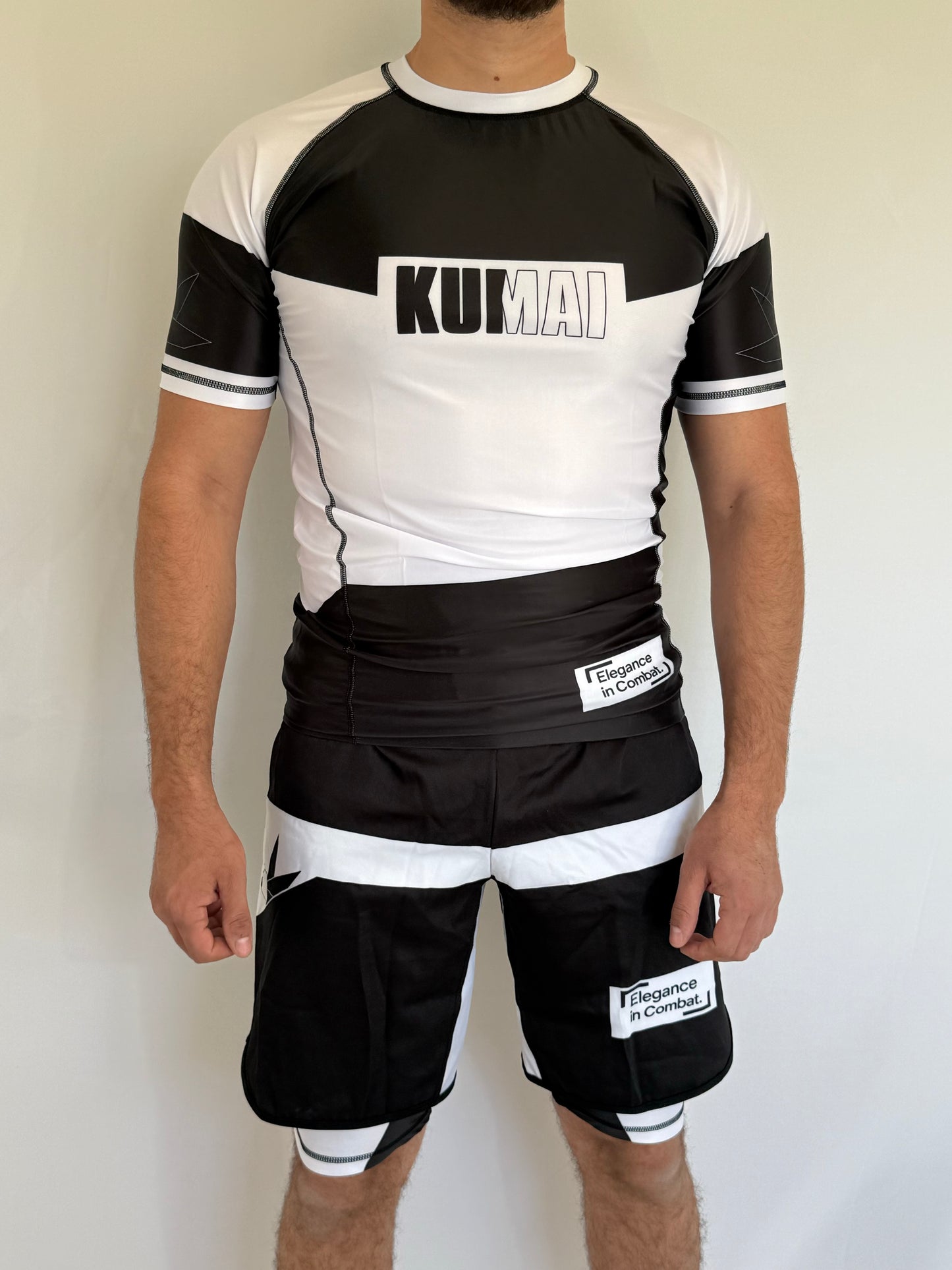 Rashguard KUMAI – Edition "Compétition Noir & Blanc"
