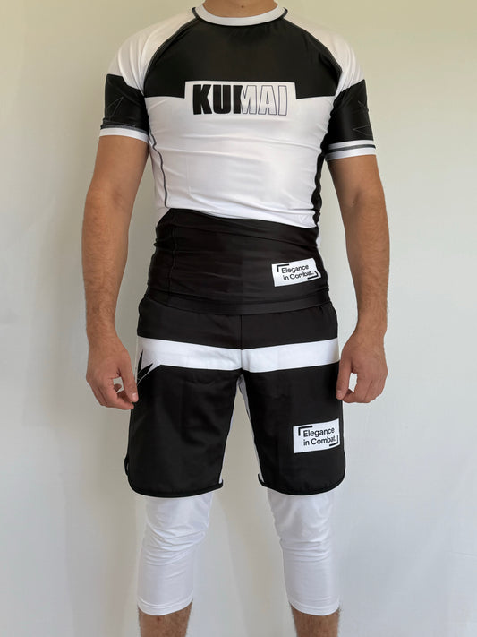 Ensemble KUMAI Collant Long – Édition Spéciale "White Belt" (Compétition)