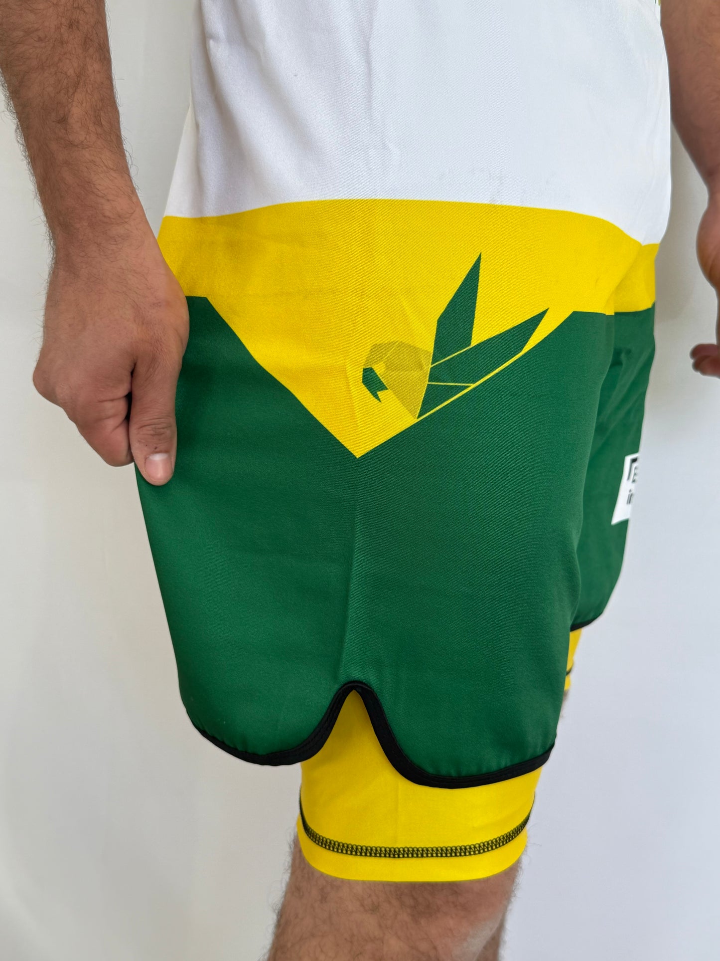 Fightshort Blanc 2 en 1 KUMAI